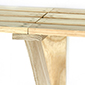 To join two packs, one bracket is shared and the spare bracket can be used to hold a hanging basket or bird feeder or extra support for heavy loads. Alignment holes are pre-punched on the horizontal supports to make assembly quick and easy.